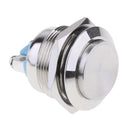 22mm 1NO Car Metal Waterproof ON OFF Horn Switch Button Screw Car Modified