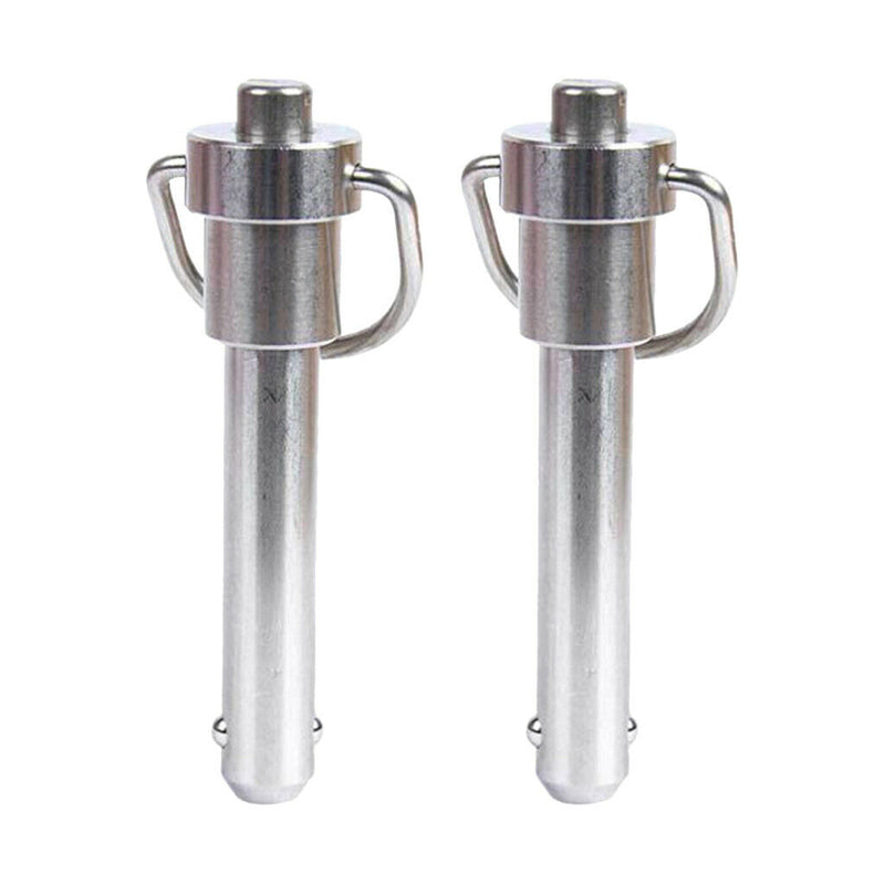 2 lot Quick Release Ball Lock Pins Ring Handle Ball Lock Quick Lock 15mm