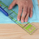 Double-color Ruler Patchwork Feet Tailor Yardstick Quilting DIY Sewing Tool