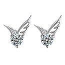 Women Simple Crystal Rhinestone Elegant Ear Stud Earrings Intriguing