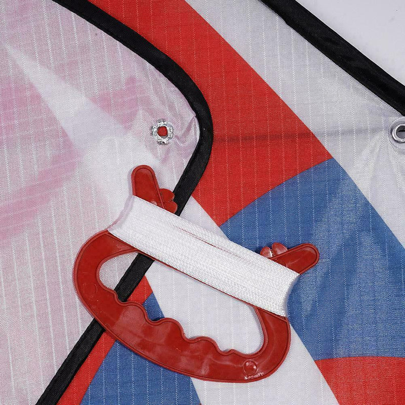 Huge Rainbow Delta Kites For Kids & Adults-47" Wide w/ Board Long Stripe & T6T3