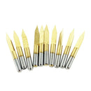 10x Titanium Coated Carbide Pcb Engraving Cnc Bit Router Tool 30 Degree 0.1 Z5E4