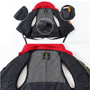Detachable Fishing Outdoor Life Jacket Vest For Adults Blue with Hood L