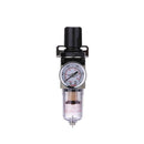 Copper Spray Gun Air Pressure Regulator Gauge In-line Water Trap Filter A