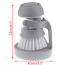 Dish Brush with Washing Liquid Soap Dispenser Pot Kitchen Utensils Clean Tool OZ