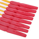 8pcs Crochet Hooks Knitting Needles Set With Ergonomic Grips 2.5-6.0mm I3Q1