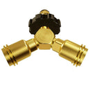 Propane Tank Splitter, Propane Y Splitter, Lp Gas Splitter Tee Valve, Qcc1/