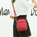 Simple Backpack Women'S Fashion Multi-Function Shoulder Messenger Bag Outdo