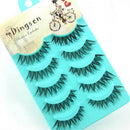 5Pair Artificial Long Thick Eyelashes Lot Natural Looking Extension Wings Fiber