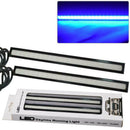 10Pcs 12V LED Strip DRL Daytime Running Lights Fog COB Car Lamp Blue Day Driving