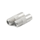 5Pcs F Type Female To TV Aerial RF Coaxial Male Connector Adapter Plug MO