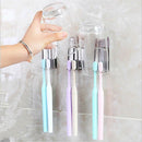 304 Stainless Steel Toothbrush Holder Gargle cup Holder Wall Mounted Hanger New