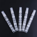 5Pcs lattice glass empty refillable perfume bottle 10ml portable small sprME
