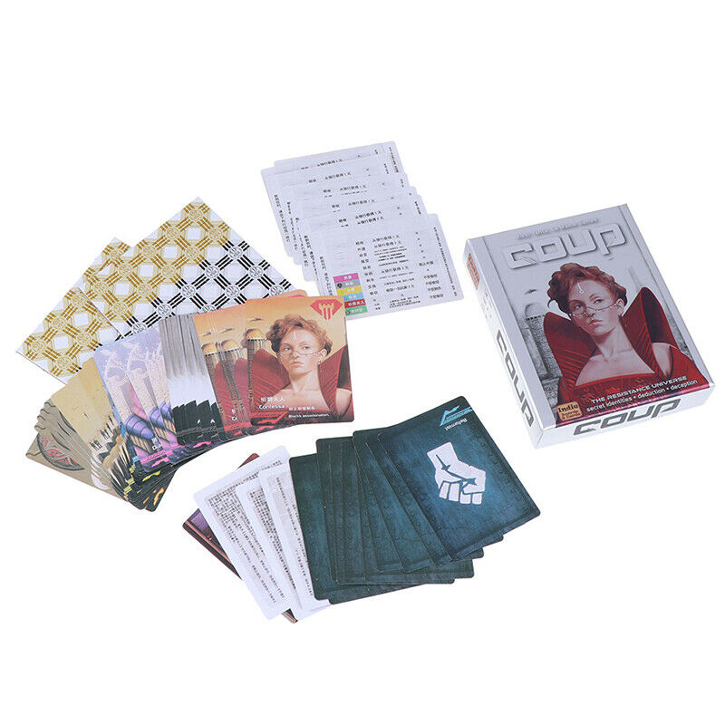 Coup game Full English Version for party family board game cards game ZY FT