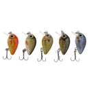 5Pcs Micro Crank Baits Bass Swimbaits Tackle Hard Baits Minnow Fishing Lures