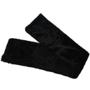 Women's Faux Rabbit Fur Scarf Autumn Winter Scarves black C7W4