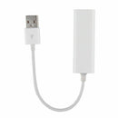 1Pcs White USB Ethernet LAN Adapter USB 2.0 high speed Interface USB JIE