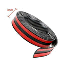 3CMx1M Car Carbon Fiber Rubber Edge Guard Strip Door Protector Pretty Sill M6S4