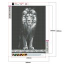 Animal Full Drill Diamond Painting 5D Mosaic Bead Art Picture (E38 Lion)
