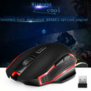 USB Wireless Mouse 2000DPI Adjustable USB3.0 Receiver Optical Computer Mice