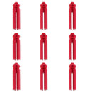 9Pcs Anodised Aluminum Dart Flight Savers /Protectors for Dart Steel Tip Red