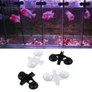 5pcs Aquarium Fish Tank Divider Suction Cup Divider Plastic Sheet Holder SME FT