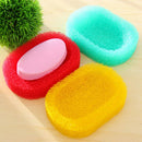 candy color Sponge Soap Dish Plate Bathroom Kit Soap Holder Accessories Hol â„–[