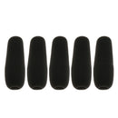 5 Pcs Wind Muff Cap Replacement Microphone Audio Equipment G1 Black