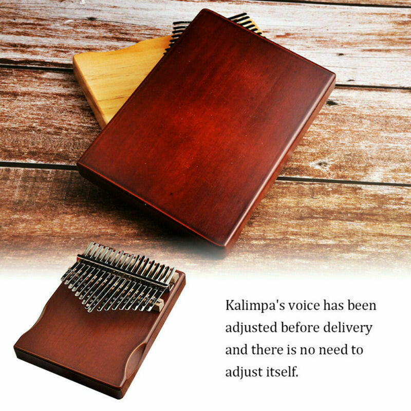2x Kalimba Thumb Piano 17 Keys Musical Instruments,Finger Piano Gifts Coffee