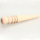 Leathercraft Round Wood Edge Slicker Multi-Size Burnisher for Leather