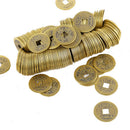 50pcs Feng Shui Coins Chinese Five Emperors Lucky Wealth Good Fortune Coin Brass