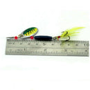 6 Pcs Hard Metal Fishing Lures Small Minnow Lure Bass Crank Bait Tackle Hooks