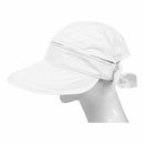 Summer Fashion Bowknot Big Visor Cap Beach Sun Hat White