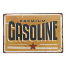 Metal Tin Sign Poster Plaque Cafe DIY Plate Man Cave Wall Decor -GASOLINE