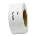 1 Roll of 125 Pieces Food Storage Labels Freezer & Refrigerator Self Adhesive
