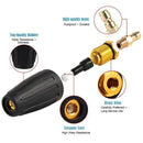 Quick Connect Turbo Hot/Cold 3600 PSI Rotating Spray Nozzle with 4 Spray No