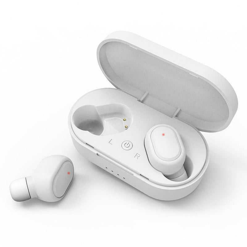 A6S Bluetooth Stereo Handsfree Earphones Call In-Ear Earbud TWS Headset with Mic