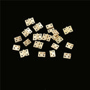 20pcs Mini Brass Plated Hinge Small Decorative Jewelry Cigar Box Hinges M&O