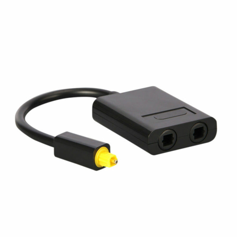 16cm 1-in-2 out Digital Optical Audio Splitter Adapter Cable Device for CD DVD