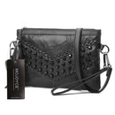 Women Sheepskin Solid Color Mini Messenger Bag Shoulder Crossbody Bag