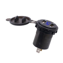 Dual USB Ports Car Boat Charger Digital Panel