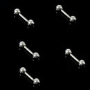Colorful TITANIUM TRAGUS CARTILAGE Helix Ear Rings Stud Barbell Piercing Je