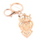 Cute Owl Tassel Key Ring Car Bag Mini Charm Keychain Crystal Animal Women Gi Bj