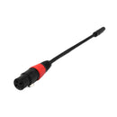 3.5mm (TRS) Mini-Jack Female Microphone Adapter to 3-pin XLR Female Connector