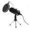 Condenser Wired Microphone MiC Sound Studio Recording USB Tripod Stand for PC
