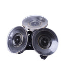 1x Black Low angle car with a PTZ Triple-cornered Sucker suction cup for GO