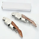 3 in 1 Wine Bottle Opener Rosewood Handle Professional Corkscrew Foil Cutter