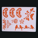6x Layering Stencils For Walls Painting Scrapbooking Embossing Paper Cards