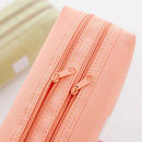 2 Pack Large Capacity Pen Pencil Storage Case, Double Zipper Student Statio