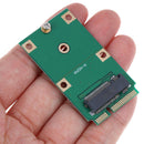 Mini PCI-E 2 carriles M.2 NGFF SSD a tarjeta de adaptador mSATA de 52 pines 3C